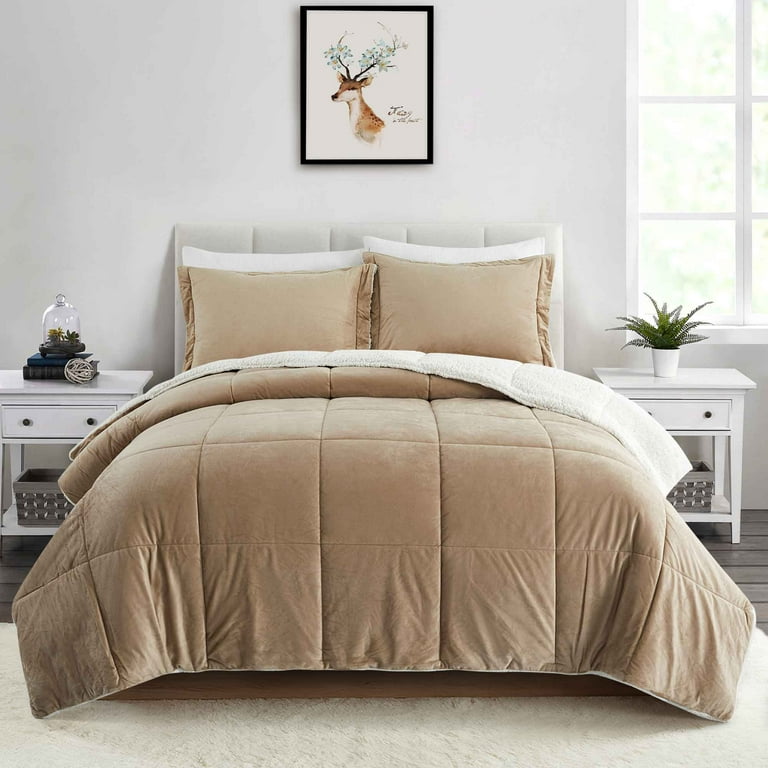Heavyweight sherpa comforter sale