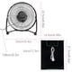 thumbnail image 5 of Panel solar del ventilador del hierro del USB 8inch 2.5w 5W 5V para viajar al aire libre YUNYI BRAND  Deportes, 5 of 8