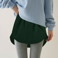 thumbnail image 2 of Shirt Skirts for Women, Audhol Women's Adjustable Shirt Extender Removable Layering Half Length Underskirt with Shirt Extenders for Women Green L, 2 of 4