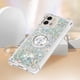 thumbnail image 5 of Funda para Motorola Moto G Stylus 5G 2023 con Brillo Líquido Flotante, Purpurina, Parachoques y Anillo Giratorio Soporte, 5 of 5