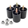 thumbnail image 1 of Patas para muebles Seimneire de plástico cónicas de 6 cm, 4 piezas, 1 of 7