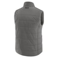 thumbnail image 3 of Men's J. Palmer  Graphite Las Vegas Raiders Front Office Full-Zip Vest, 3 of 6