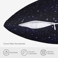 thumbnail image 5 of ZICANCN Decorative Throw Pillow Covers , Universe Stars Space Couch Sofa Decorative Knit Pillow Covers for Living Room Farmhouse 22"x22", 5 of 8