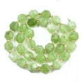 thumbnail image 2 of EOEMY 3 Strd Faceted Round Natural Dolomite Stone Beads Gems Loose Spacer 10.5X9.5mm-Light Green, 2 of 3