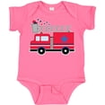 thumbnail image 3 of Inktastic 4th of July Firetruck with Red and Blue Stars Boys or Girls Baby Bodysuit, 3 of 5