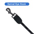 thumbnail image 4 of Pawtitas Training Dog Leash Durable Small Rope Reflective Dog Leash 6 ft Paracord Lead Strong and Comfortable - Black Dog Leash, 4 of 8
