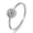 Silver, variant on Laser Viking Compass Stainless Steel Ring: Electroplated Titanium Steel Engraved Norse Jewelry for Men and Women