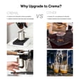 thumbnail image 5 of Productos De Café Crema | Vaso dosificador de 54 mm | Plata cepillada | 100% Acero Inoxidable | Taza dosificadora de café expreso | Se adapta a portafiltros Breville de 54 mm., 5 of 5