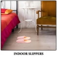 thumbnail image 3 of WASHWEPE 2Pares Pantuflas De Casa Para Invitados Con Y Suela Antideslizante, 3 of 6