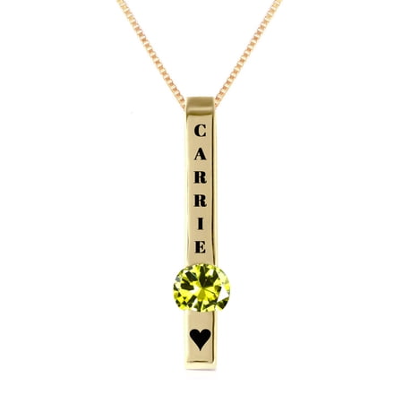 Galaxy Gold 14K Solid Gold Necklace for Women - Yellow Gold Fine Jewelry