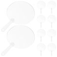 thumbnail image 4 of SHISUYAN 12Pcs DIY Painting Fans Blank Fans Transparent DIY Fans Transparent Graffiti Fans, 4 of 8