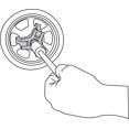 thumbnail image 2 of Lisle LS51450 4.2"L Harmonic Damper Pulley Puller, 2 of 3