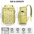 thumbnail image 3 of Travel Cooler Bag - Lemon Camping Beer Cooler Backpack with Bottle Opener- Waterproof Insulated Picnic Backpacks - Cooler Bag for Beach, 3 of 6