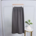 thumbnail image 2 of Women's Wide Leg Capri Culottes, High-Waisted Casual Flowy Skirt Pants, Summer Fashion Lightweight Trousers with Pockets, 2 of 4