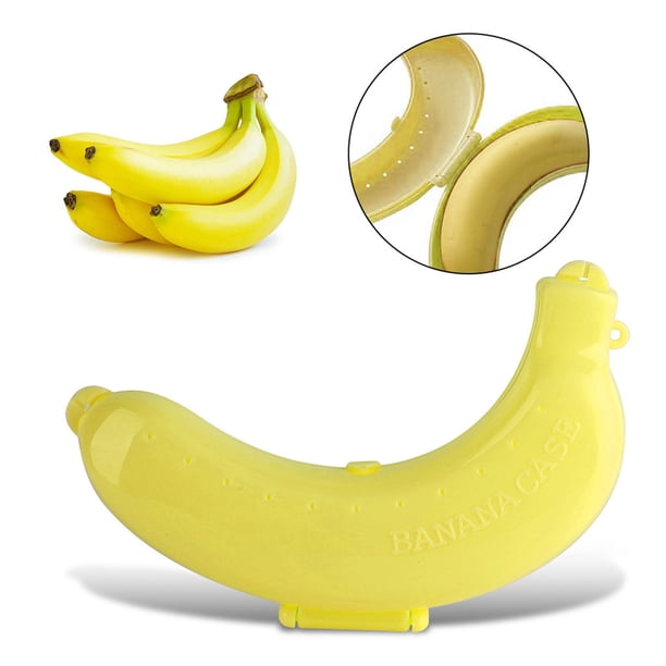 Lindo 3 Colores Protector de Plátano Caja, Soporte Contenedor de Almuerzo Almacenamiento Nuevo para actividades para las actividades de las actividades al aire libre de Oficina