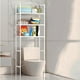 thumbnail image 1 of Storage Rack Above The Toilet Stainless Steel, 3-layer Bathroom Storage Rack Bathroom Storage And Storage Can Accommodate Toiletries And Daily Necessities, Freestanding Space Saver, 1 of 7