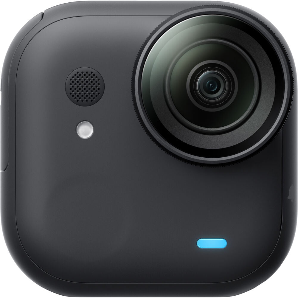 Insta360 GO Ultra Standard Bundle Midnight Black | Compact Wearable Action Camera with Magnetic Mounts, Smooth Stabilized Video, Hands-Free Vlogging Kit + 64GB Card + Card Reader + More