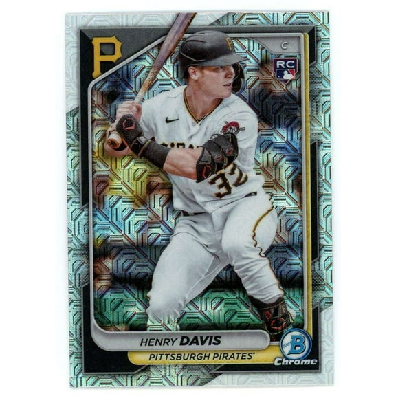 MLB 2024 Bowman Baseball Mega Box Mojo Refractor Henry Davis #61