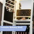 thumbnail image 5 of Gymax Jewelry Armoire w/ Full Length Mirror Freestanding Jewelry Organizer w/ Inside Mirror 3-Color LED Lights, 5 of 10