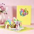 thumbnail image 6 of CCOCC 2026 New Easter Pop Up Card with Envelope 6" X 8" 3D Easter Eggs Basket Bunny Greeting Card Flower Bouquet Spring Greeting Card for Friends,Family,Kids(Multicolor), 6 of 7