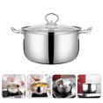 thumbnail image 2 of Kitchen Stockpot Soup Pot Noodle Cooking Pot Restaurant Pot Kitchen Supply Stainless Steel Stockpot, 2 of 8