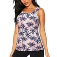 thumbnail image 3 of Goofa Tropics Palm Trees Printed Womens Workout Tops for Women Sleeveless Yoga Shirts Athletic Running Tank Tops Sleeveless Gym Clothes Workout Apparel-Medium, 3 of 9