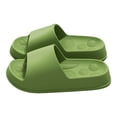 thumbnail image 2 of Home Arch Support Slippers Indoor/outdoor Silent Foot Massage Non-Slip Quick-Drying Bathroom Slipper For Men And Women Green 37, 2 of 6