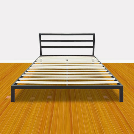 Zimtown Sturdy Bed Frame Full Size Easy Set-up Premium Metal Platform