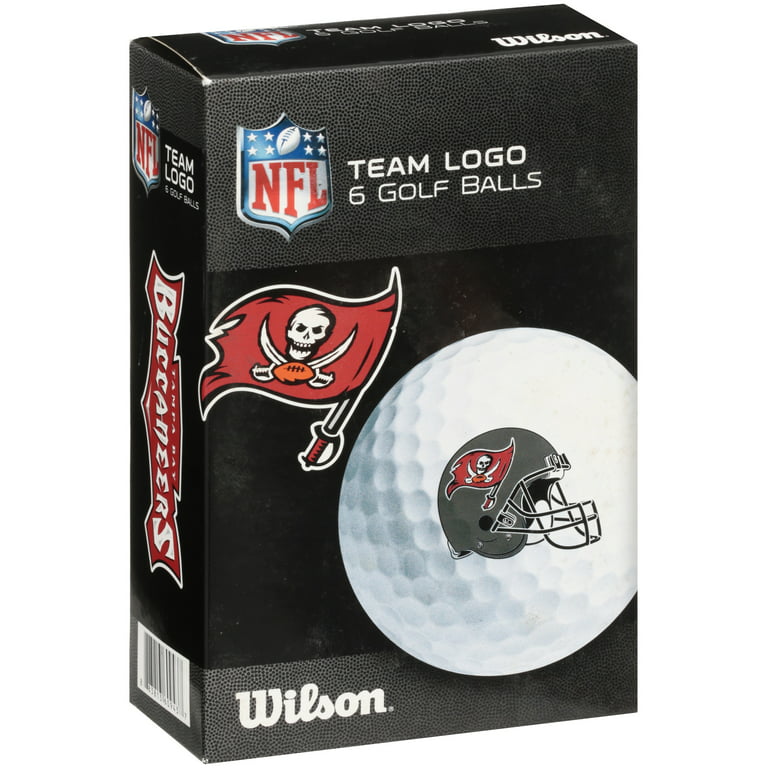 Wilson® NFL Team Logo Tampa Bay Buccaneers Golf Balls 6 ct Box 