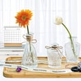 thumbnail image 3 of Juego de 10 jarrones pequeños de cristal con forma de flor Bud Vases QLOFEI, 3 of 6