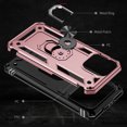 thumbnail image 4 of Allytech Rugged Case for iPhone 15 Pro, Military Grade Protection Shockproof Non-Slip Cover with Metal Rotatable Ring Stand, Magnetic Car Mount Holder Fashion Case for iPhone 15 Pro - Rosegold, 4 of 7