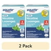 (2 pack) Equate Nicotine Lozenge 4 mg, Stop Smoking Aid, Ice Mint Flavor, Coated, 80 Count