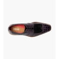 thumbnail image 5 of Stacy Adams Travato Wingtip Shoes Animal Print Leather Purple Multi 25737-540, 5 of 8