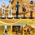 thumbnail image 2 of Bbiamsleep 5 Pcs Egyptian Figurines Ancient Egypt Figurines Mini Egyptian Models Mummy Figurine Anubis Statue Egyptian Gods for Home Decor Christmas Party Gifts, 2 of 7