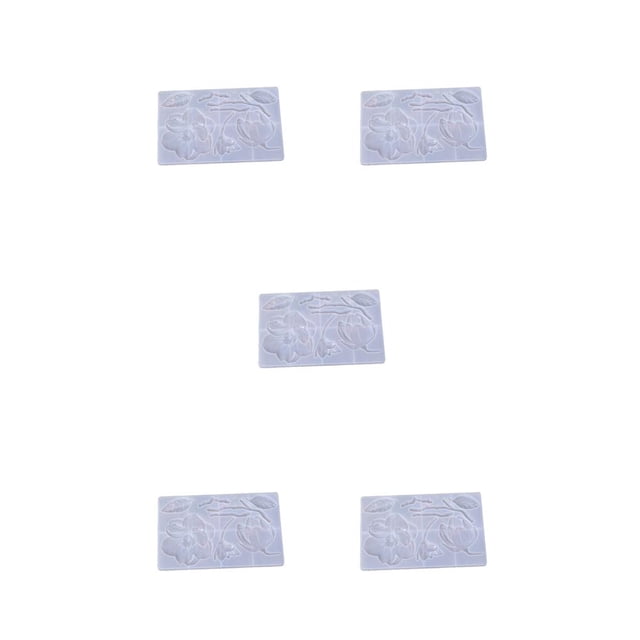 Cateissary Molde de silicona epoxi, molde de fundición de rama larga, colgante artesanal, piezas de artesanía, accesorios de resina DIY, Type1 NO1