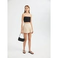 thumbnail image 3 of High Waist Pleated Mini Skirt, 3 of 4