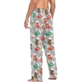 thumbnail image 6 of GZHJMY Christmas Stocking Men's Pajama Pants, Comfortable Lounge Pants with Drawstring Pockets Lounging Sleeping Pajama Bottoms, 6 of 7