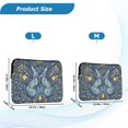 thumbnail image 4 of FORMRS 13-13.3 inch Laptop Sleeve Case Soft Carrying Quilted Computer Bag Cover, Yellow Forest Pattern, 4 of 7