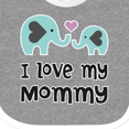 thumbnail image 4 of Inktastic I Love My Mommy Boys or Girls Baby Bib, 4 of 4