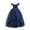Blue, variant on Odeerbi 2025 Toddler Girls Temperament Minimalistic Bowknot Embroidered Flower Net Yarn Birthday Party Gown Dresses