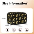 thumbnail image 5 of Sikiie Gold Bottles Toaster Covers 2 Slice Dustproof Toaster Cover Bread Machine Cover, Dustproof Cover - 11.4" x 7.5" x 7.9", 5 of 7