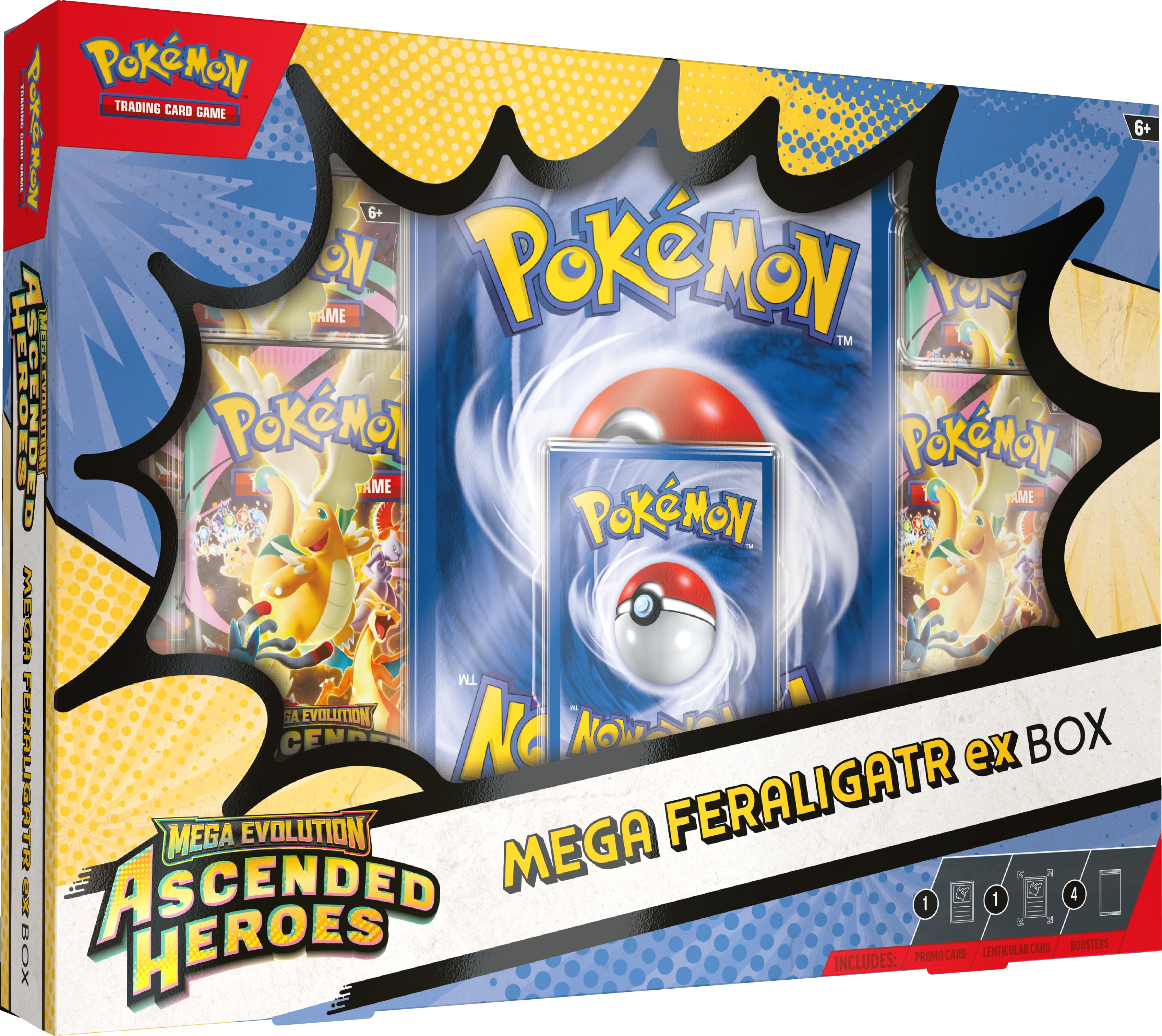 英語版 メガドリームEx Ascended Heroes 2BOX Pokémon TCG: Mega Evolution—Ascended Heroes Mega ex Box - Receive