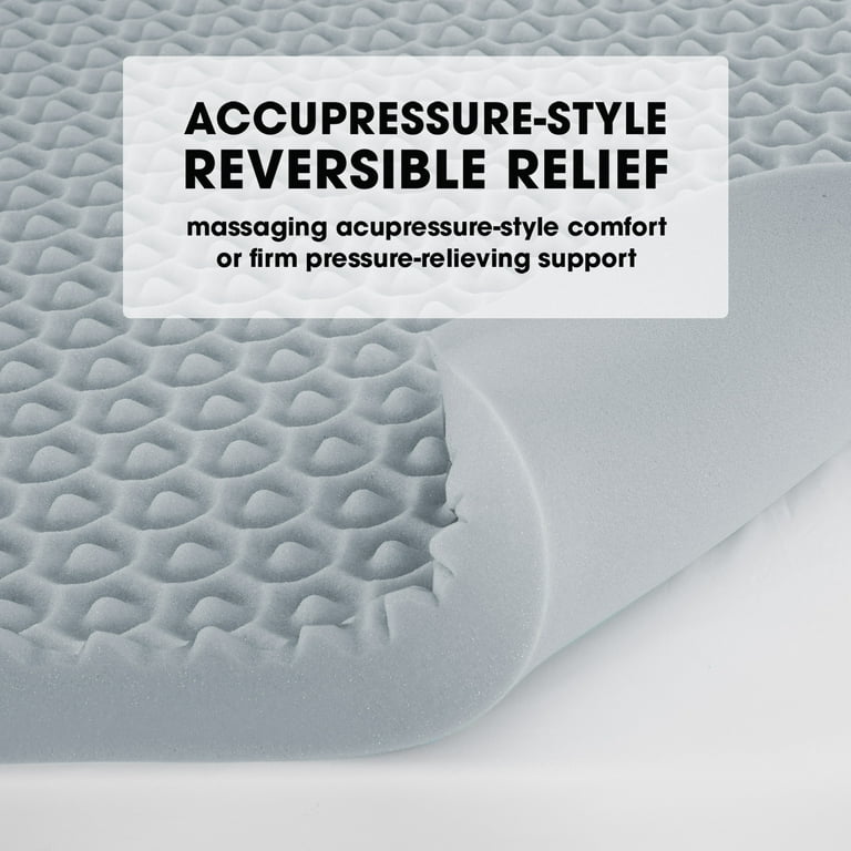 Dream Serenity Peak Comfort 2 inch Memory Foam Mattress Topper FL