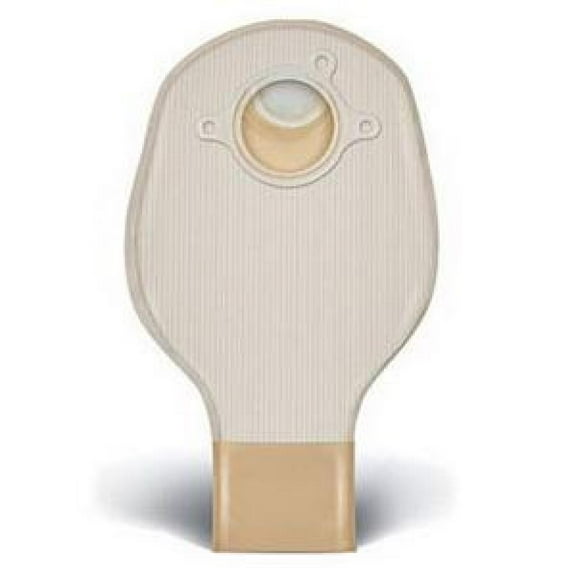 Sur-Fit Natura Colostomy Pouch, Two-Piece System, 1-3/4 Inch Flange, Drainable, 10 Inch Length, Opaque, 20 Count