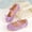 Purple, variant on Liyamei Girls Sparkle Princess Dress Shoes Bow Wedding Party Ballet Flats for Kid Size Blue 4.5-5 Years