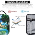 thumbnail image 4 of Insulated Lunch Box for Adults featuring Forest Spirit Art, Thermal Meal Prep Tote with Buckle Handle and Side Mesh Pocket, 4 of 6