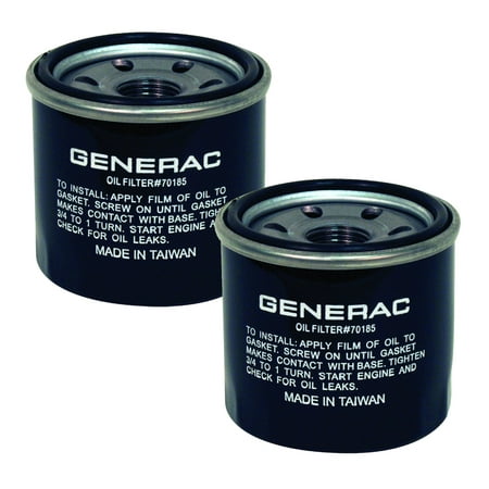 Briggs And Stratton Generac - Briggs & Stratton 70185GS Replacement (2 Pack) Oil Filter For Generac and Nagano Engines # 70185GS-2PK