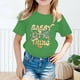 thumbnail image 2 of Pack De Playeras Para Hombre Y Niña, Bonitas Camisetas De Manga Corta Con Cuello Redondo Y Estampado A La Moda, Informales, Holgadas Y Cómodas Para Verano, 2 of 4
