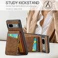 thumbnail image 5 of Dteck Shockproof Case for Google Pixel 8A Wallet Case with Card Holder, Flip Stand Wallet Case Compatible with Women Men with RFID Blocking Slim Durable Leather Flip Wallet Phone Case,Brown, 5 of 9