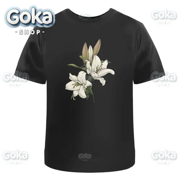 Camisetas con gráficos de lilas ropa para hombre camisetas y camisetas blancas nuevas Camiseta estampada de algodón para mujer ropa Y2K camiseta divertida bonita